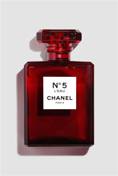 Chanel ruby red bottle